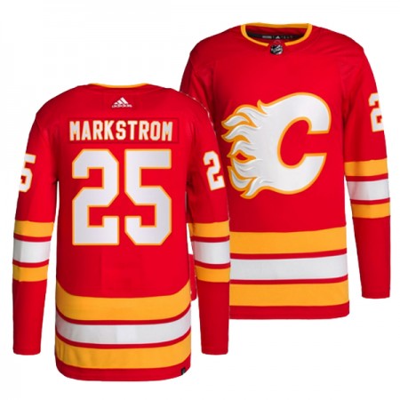 Calgary Flames Trikot Jacob Markstrom 25 Adidas Rot Authentic - Herren